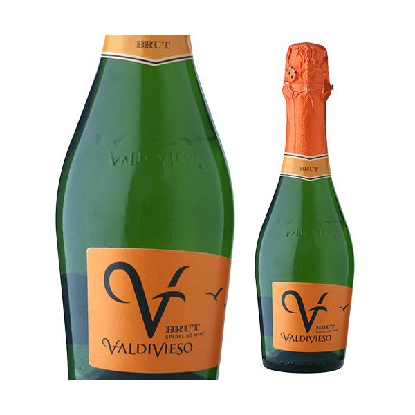スパークリングワイン バルディビエソ ブリュット ハーフ NV 375ml チリ セントラルヴァレー 辛口 長S