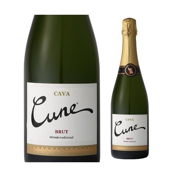 スパークリングワイン クネ カバ ブリュット メトード トラディショナル 750ml スペイン 白 泡 辛口 長S 虎