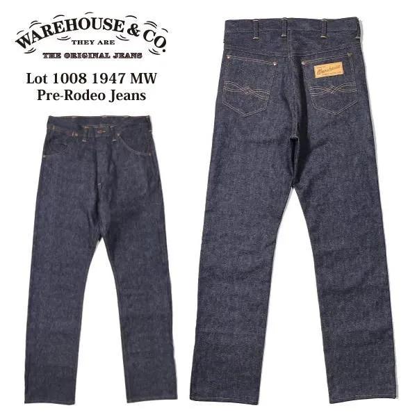 WAREHOUSE（ウエアハウス） Lot 1008 1947 MW PRE-RODEO JEANS ロデオ