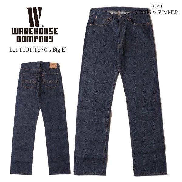 WAREHOUSE ウエアハウス Lot 1101 1970's Big E ジーンズ デニム WAREHOUSE ウエアハウス Lot 1101 1970's Big E ジーンズ デニム