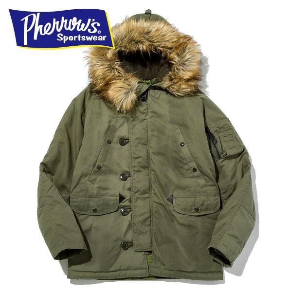 Pherrow's（フェローズ） N-3B フライトジャケット シンダウン