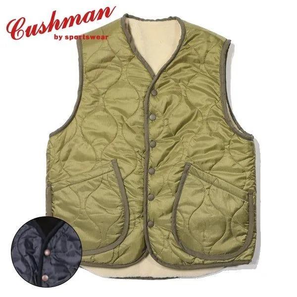 CUSHMAN（クッシュマン） 21500 QUILTING & FUR REVERSIBLE VEST 中綿