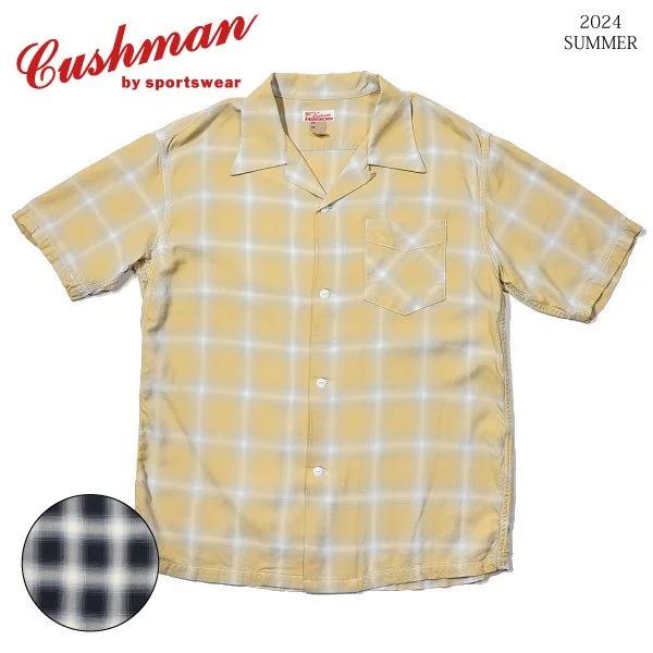 CUSHMAN（クッシュマン） 25480 OMBRE CHECK OPEN SHIRTS オンブレー