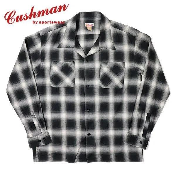 CUSHMAN（クッシュマン） 25615 C/R OMBRAY CHECK OPEN COLLAR SHIRTS