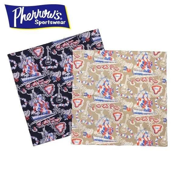 ネコポス送料200円 フェローズ 25S-H.N.BANDANA ハワイアン バンダナ PHERROWS 2025年新作