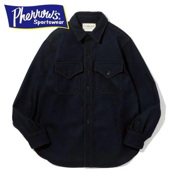 Pherrow's（フェローズ） 25W-P.30CPO ウール CPOシャツ 長袖 WOOL CPO