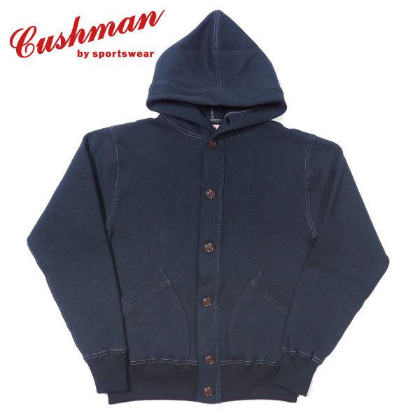CUSHMAN クッシュマン フルボタン パーカー スウェット スエット