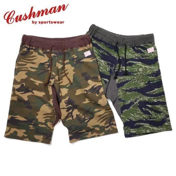 クッシュマン 26872 CAMO MINIPILE SWEAT SHORTS カモミニパイル スウェットショーツ CUSHMAN 2025年新作