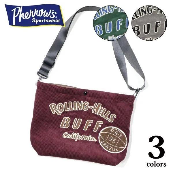 フェローズ 26W-PSVB2 コーデュロイ カスタムショルダーバッグ サコッシュ SHOULDER BAG PHERROW'S 2026年新作