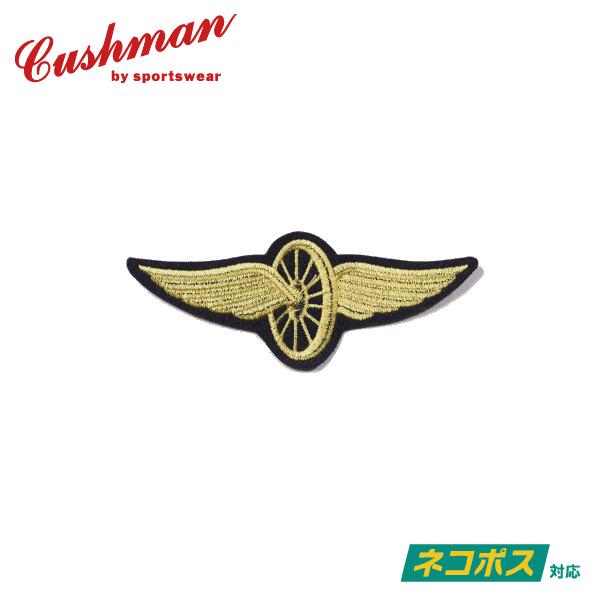[ネコポス送料200円]クッシュマン オリジナル 刺繍ワッペン FLYING WHEEL EMBROIDERY PATCH CUSHMAN