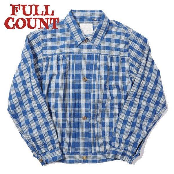 FULLCOUNT フルカウント インディゴパラカチェック ワーク