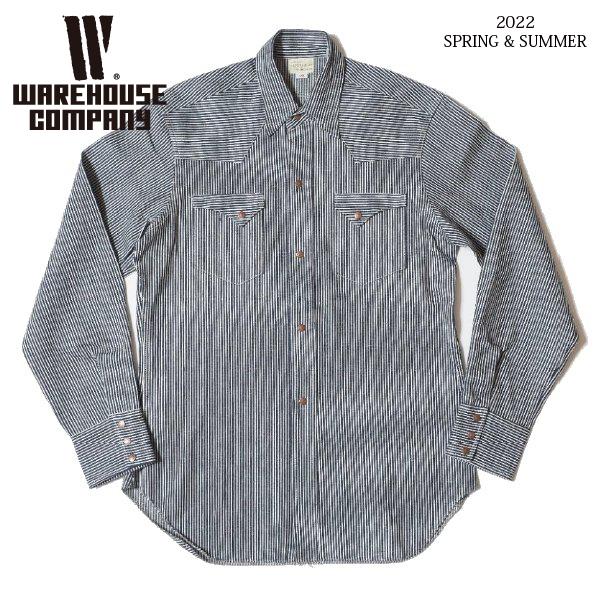 WAREHOUSE（ウエアハウス） ウエスタンシャツ 3038 HICKORY STRIPE