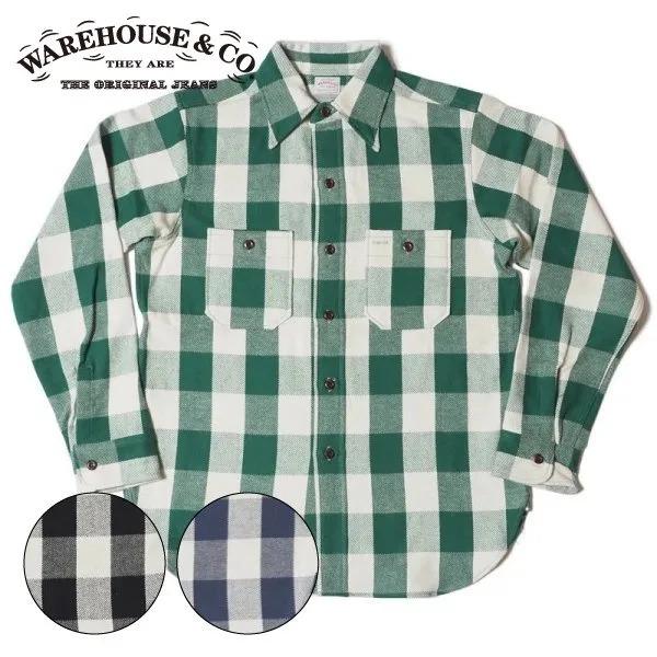 WAREHOUSE ウエアハウス 3104 A柄 FLANNEL SHIRTS フランネルシャツ