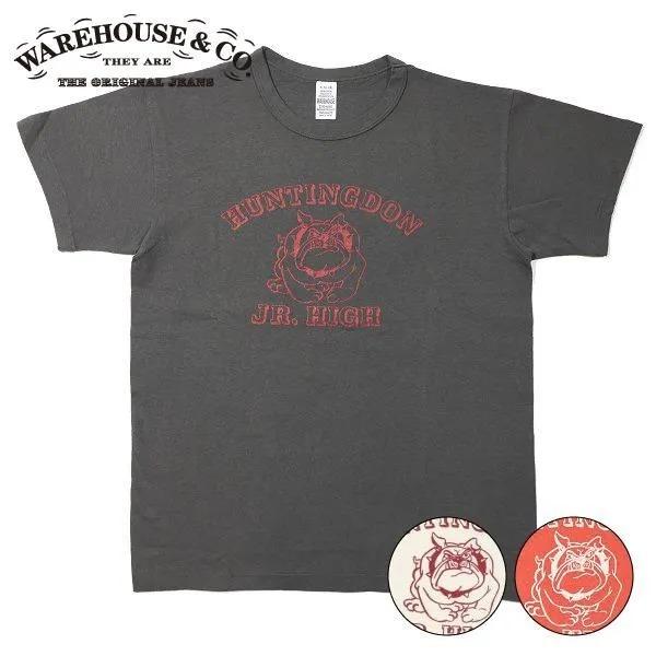 WAREHOUSE ウエアハウス セコハン Tシャツ レッド L 廃版 WAREHOUSE（ウエアハウス） ネコポス送料200円 4064 HUNTINGDON T