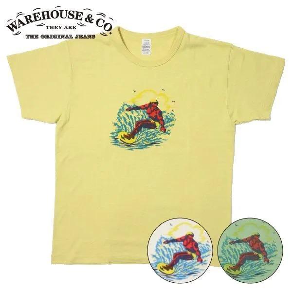 WAREHOUSE ネコポス送料200円 ウエアハウス 4064 SURFER Tシャツ