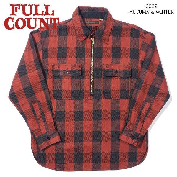 FULLCOUNT フルカウント HALF ZIP PULLOVER CLASSIC BUFFALO FULLCOUNT フルカウント HALF ZIP PULLOVER CLASSIC BUFFALO