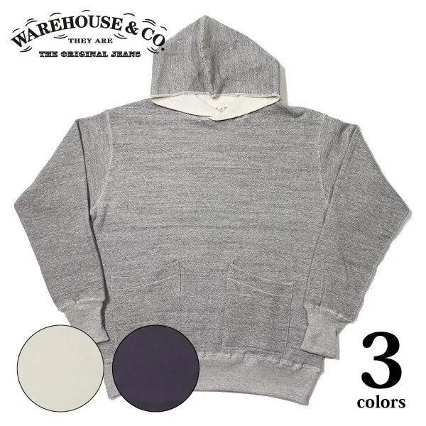 Warehouse グレー パーカー サイズ38 WAREHOUSE（ウエアハウス） 453 セパレートポケット セットインフード