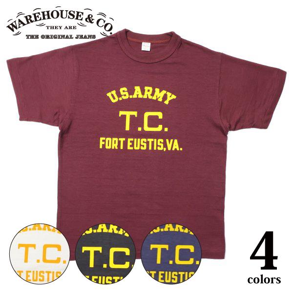 未使用 XL WAREHOUSE ウエアハウス 4601 FORT EUSTIS WAREHOUSE ウエアハウス | Lot.4601 PRINT-T 
