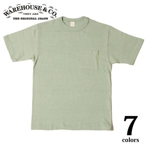 ネコポス送料200円 2025年新色追加 ウエアハウス 4601 ポケットTシャツ WAREHOUSE 2025年新作