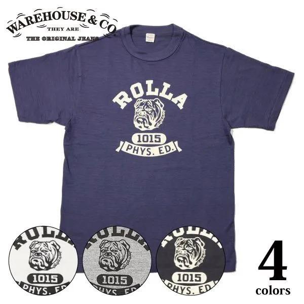 WAREHOUSE（ウエアハウス） ネコポス送料200円 4601 ROLLA プリントT