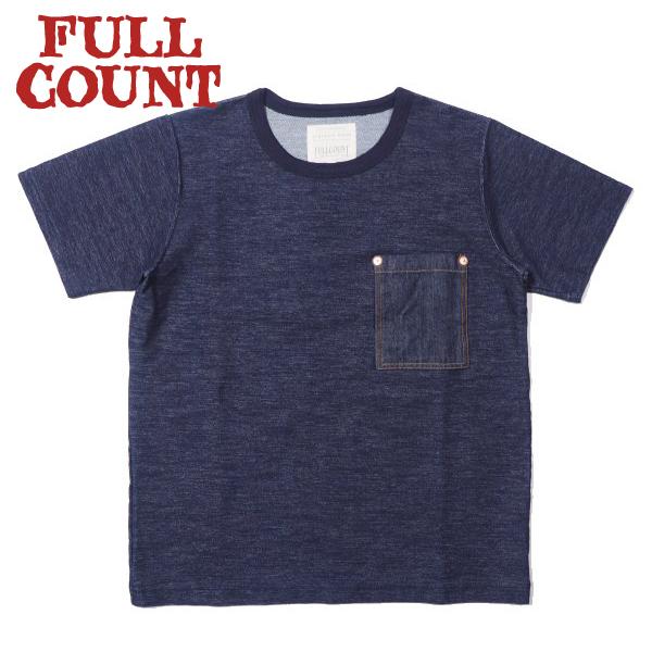 FULLCOUNT（フルカウント） インディゴデニムポケットTシャツ 5002