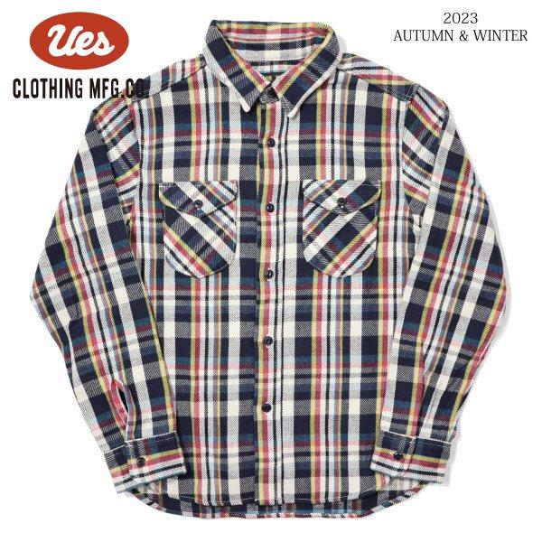 未使用　UES エクストラヘビーネルシャツ フランネルシャツ　1 UES エクストラヘビーネルシャツ フランネルシャツ 1 - メルカリ