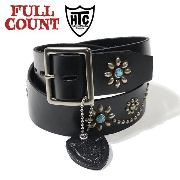 FULLCOUNT フルカウント 6214HTC TURQUOISE FLOWER STUDS BELT FULLCOUNT フルカウント 6214HTC TURQUOISE FLOWER STUDS BELT