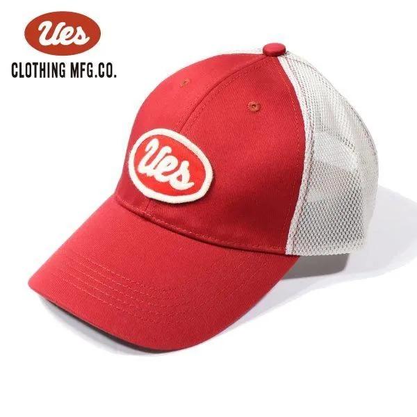 ウエス 82MC レッド UESレッド MESH CAP メッシュキャップ 帽子 UES 2025年