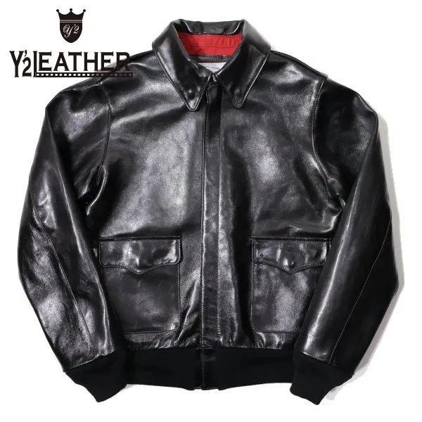 別注限定モデル]ワイツーレザー TYPE A-2 ANILINE HORSE TEA CORE