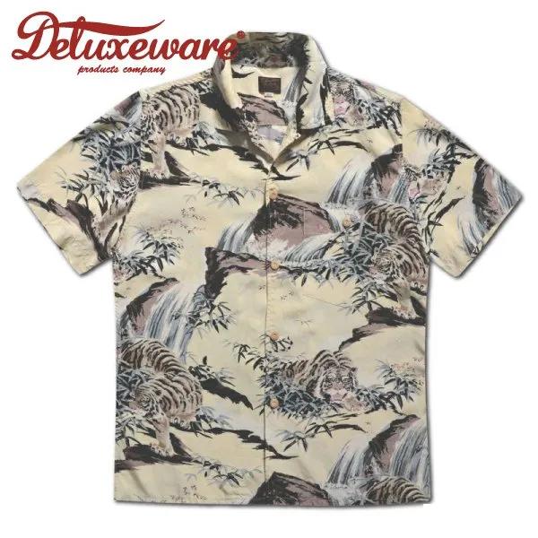 デラックスウエア AL-14S DOUBLE.TIGER 半袖ハワイアンシャツ アロハ