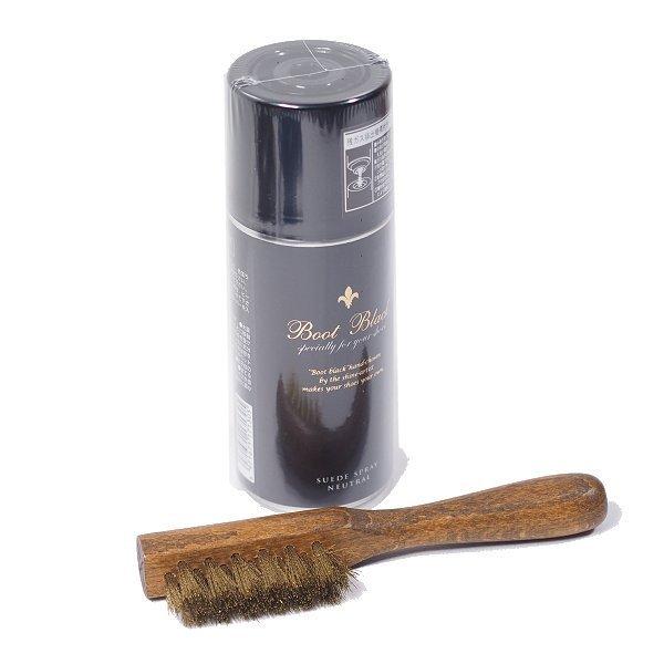 【ブランド】BOOT BLACK【商品番号】boot-black【商品名】ウエスコ推奨 BOOT BLACK ラフアウトスプレー&amp;真鍮ブラシ セット WESCO【商品説明】ラフアウト・スエードスプレー(ニュートラル・無色)と真鍮ブラ...