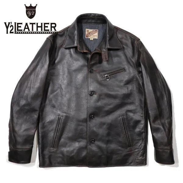 ワイツーレザー FC-77 FADED HORSE CAR COAT ホースハイド カーコートジャケット 馬革 Y'2LEATHER 2026年新作