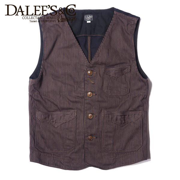 ダリーズ＆コー（DALEE'S&Co） ストライプ ワークベスト ジレ