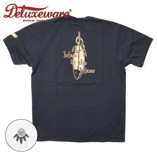 DELUXEWARE（デラックスウエア） SDTS-2502 MAZE プリントTシャツ 半袖