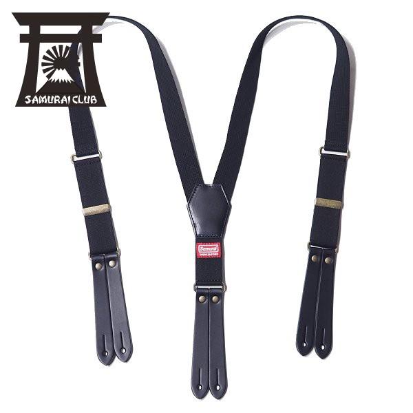 SPD004 レザーサスペンダー SAMURAIJEANS サムライジーンズ