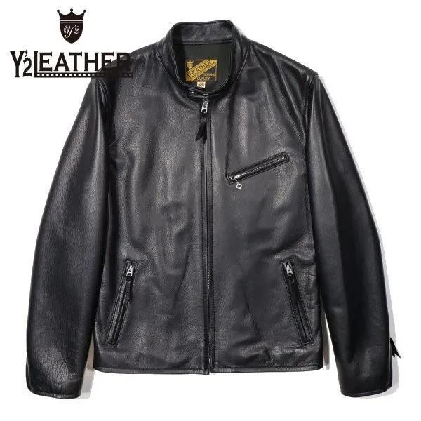 ワイツーレザー SR-41 STEER OIL SINGLE BREASTED MOTORCYCLE JACKET ステアオイル シングルライダースジャケット Y'2LEATHER 2026年