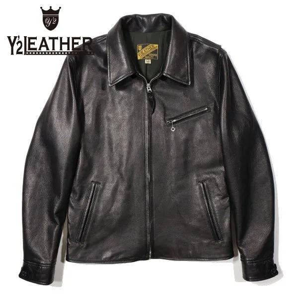 ワイツーレザー SR-42 STEER OIL SINGLE BREASTED JACKET ステアオイル シングルライダースジャケット Y'2LEATHER 2026年