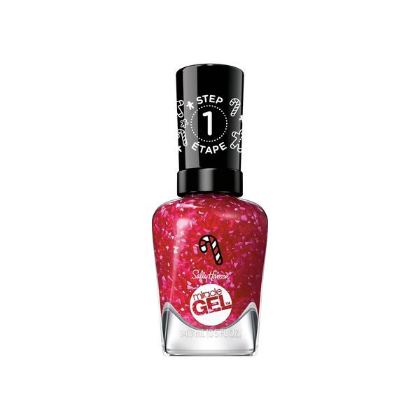 全米売上No.1ネイルブランド*「Sally Hansen（サリーハンセン）」ハッピーを引き寄せる！魔法のグリッター★●ジュエルみたいな、キラめきグリッター！偏光パールやカラフルな大粒グリッター配合。912 ペパーミントトゥービーホリデーム...