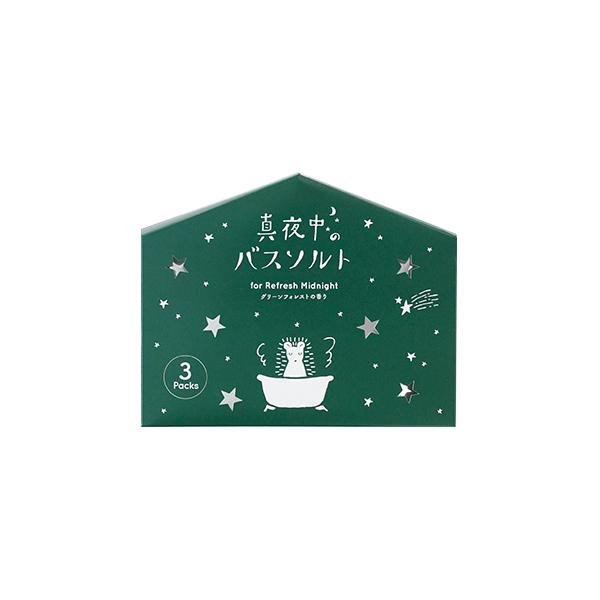 真夜中の雑貨店 バスソルト ＜ハリネズミ＞ シトラスの香り 30g×3包 【アウトレット/在庫処分】