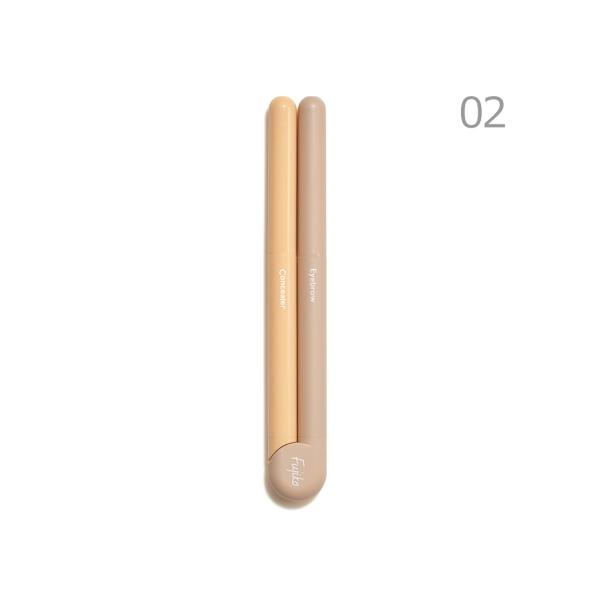 ━━━━━━━━━━━━━━━アウトレット/メーカー生産終了━━━━━━━━━━━━━━━コンシーラーとアイブロウのダブルエンド！描きやすい極細コンシーラーと極細アイブロウのダブル使いなら、リアルな毛流れ感＋自然な立体感でいつもよりとっても...