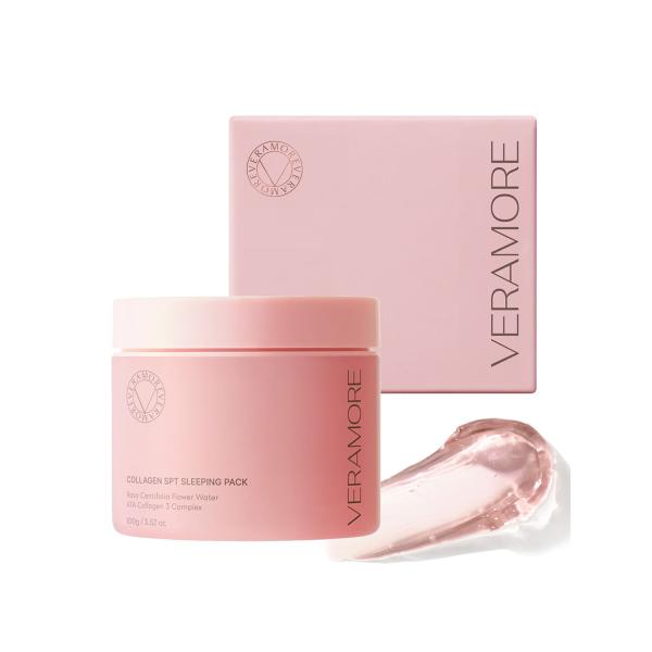 VERAMORE ベラモア コラーゲンSPTスリーピングパック 100g 【アウトレット/在庫処分】 ナイトパック スピキュール 潤い 毛穴 ハリ 弾力 保湿 韓国コスメ