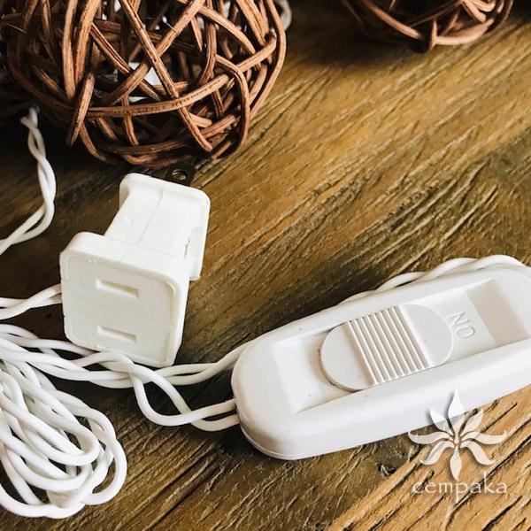 ラタンボール ランプ ライト 照明 間接照明 20球 北欧 インテリア ガーランド スイッチ付 アジアン雑貨 北欧