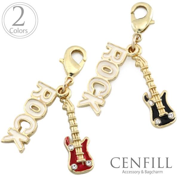 チャーム アクセサリー Rock ギター エレキ charm レディース