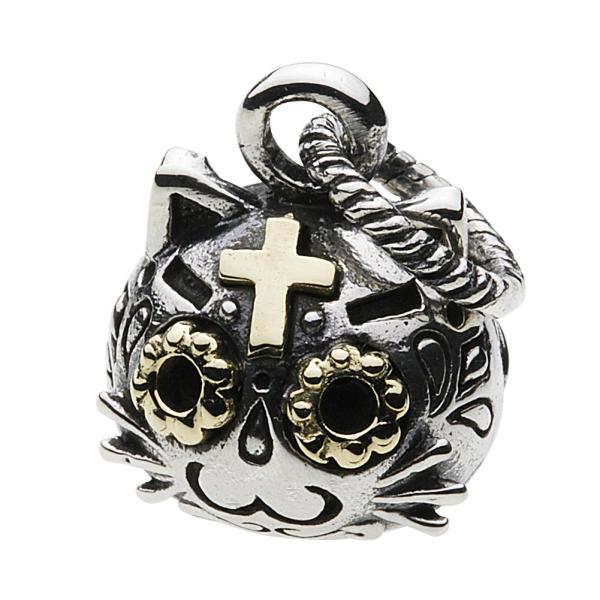 cenote シルバーペンダント メンズ メキシカン 猫 カラベラ キャット