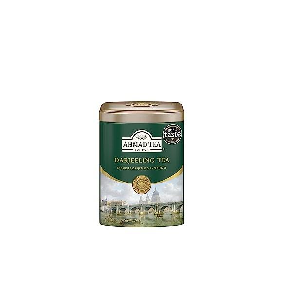 他サイト： アーマッドティー ダージリン 茶葉 100g 缶 イギリス 有名ブランド 紅茶 リーフ 大容量 業務用 AHMAD TEAの商品画像