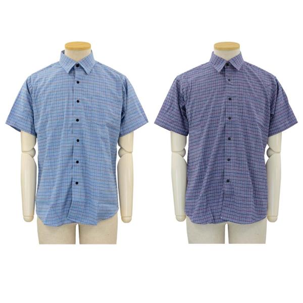 半袖 スナップボタン ストレッチ しじら 楊柳 ワンタッチ ニット シャツ シニアファッション 70代 80代 90代 服 高齢者 父の日 敬老の日 プレゼント 介護