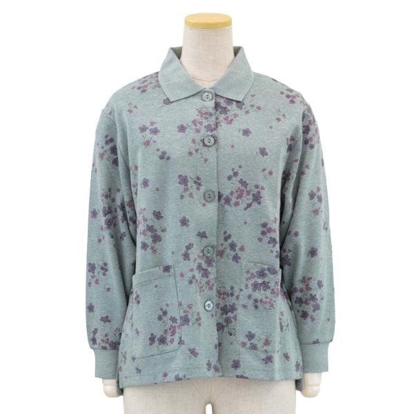 プリント ポロシャツ カーディガン シニアファッション レディース 70代 80代 90代 敬老の日 母の日 長袖 前開き ボタン 快適 Buyee 日本代购平台 产品购物网站大全 Buyee一站式代购 Bot Online