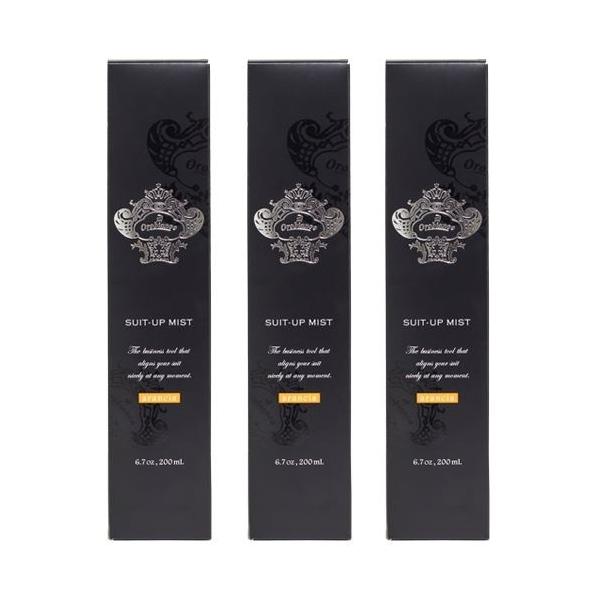 スーツアップミスト6種の香りから選べる3本セット　arancia×3【オロビアンコ】Orobianco 【送料】600円【容量】200mL 【サイズ（mm）】W45×H215×D45消臭成分のカキタンニン、ローズクリーンが悪臭をしっかり消臭...