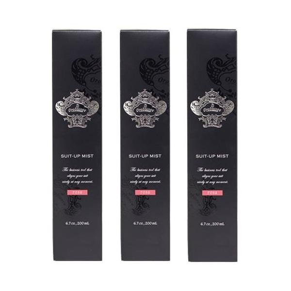スーツアップミスト6種の香りから選べる3本セット　rosa×3【オロビアンコ】Orobianco 【送料】600円【容量】200mL 【サイズ（mm）】W45×H215×D45消臭成分のカキタンニン、ローズクリーンが悪臭をしっかり消臭。スー...