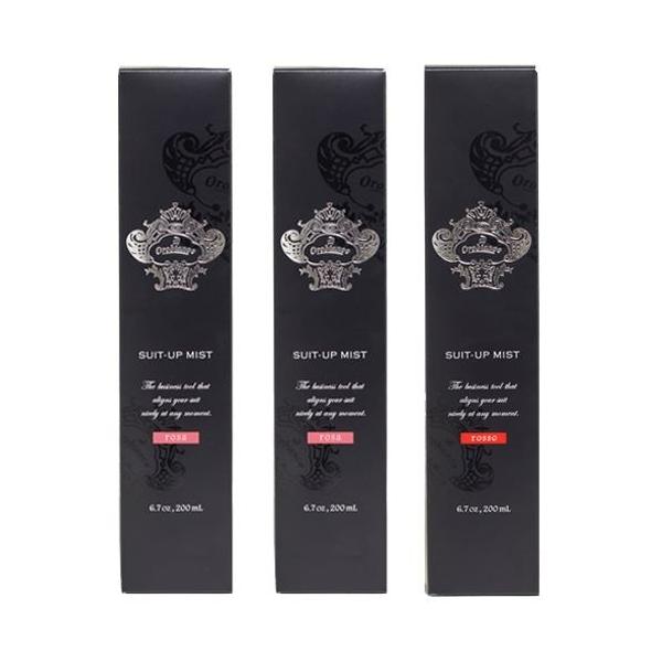 スーツアップミスト6種の香りから選べる3本セット　rosa×2・rosso【オロビアンコ】Orobianco 【送料】600円【容量】200mL 【サイズ（mm）】W45×H215×D45消臭成分のカキタンニン、ローズクリーンが悪臭をしっか...